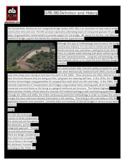 GRS-IBS Definition and History