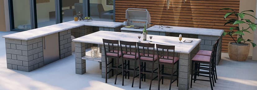 AB Metro Grand L Shape Kitchen