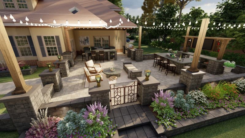 Evening Outdoor Rooms